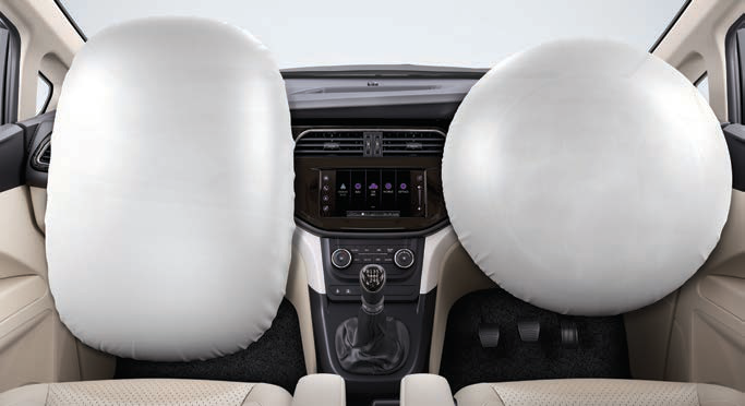 Mahindra Marazzo — Dual front airbags for driver and co-driver