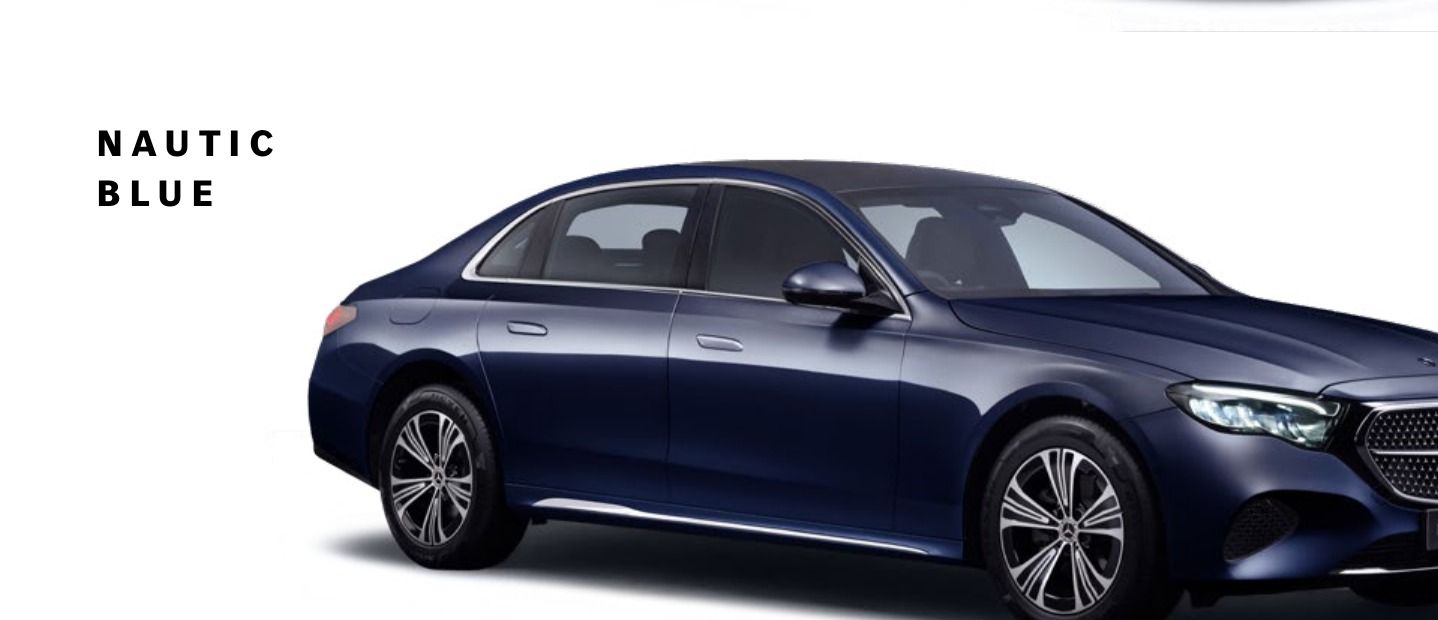 Mercedes-Benz E-Class in Nautic Blue
