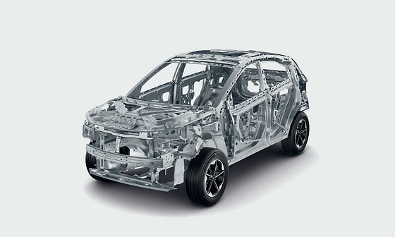 Tata Nexon, Fortified cabin - reinforced steel body structure that shields occupants
