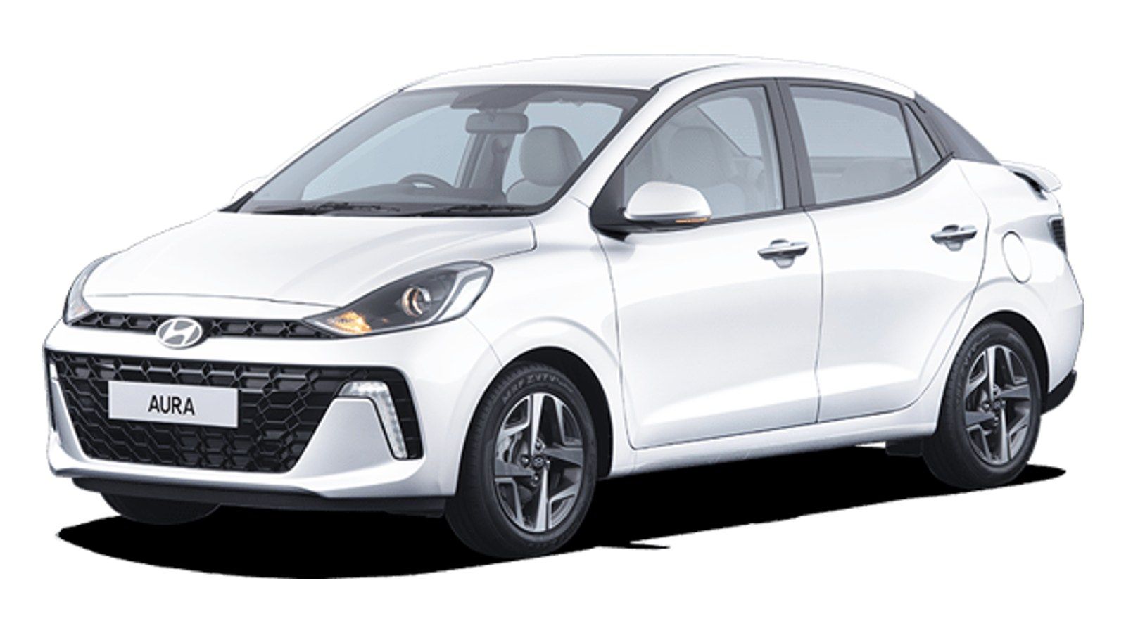 Hyundai Aura in Atlas White