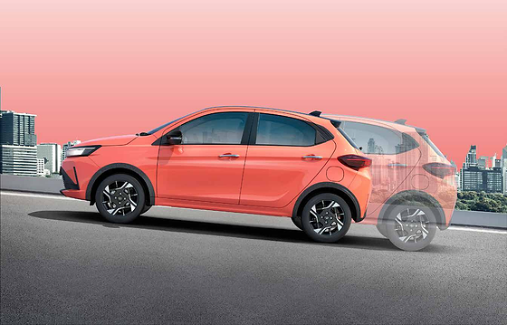 Tata Tiago, Hill hold control keeps the car from rolling back on inclines for smooth slope starts