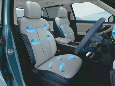 Hyundai Creta Electric — Front ventilated seats for driver and front passenger