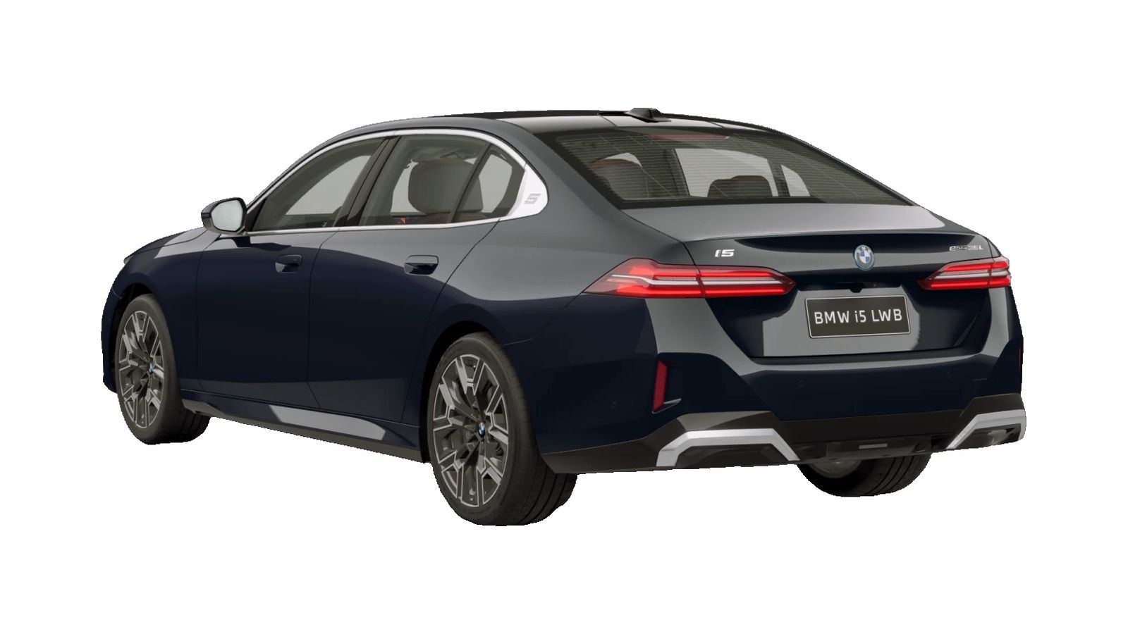BMW i5 LWB — Long-wheelbase proportions: 5,175 mm long on a 3,105 mm wheelbase.