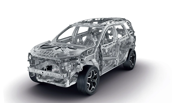 Tata Safari, OMEGARC architecture derived from the Land Rover D8 platform