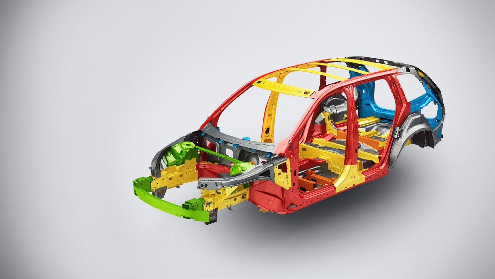 Volvo XC90 — Boron-steel safety cage engineered to protect all seven occupants