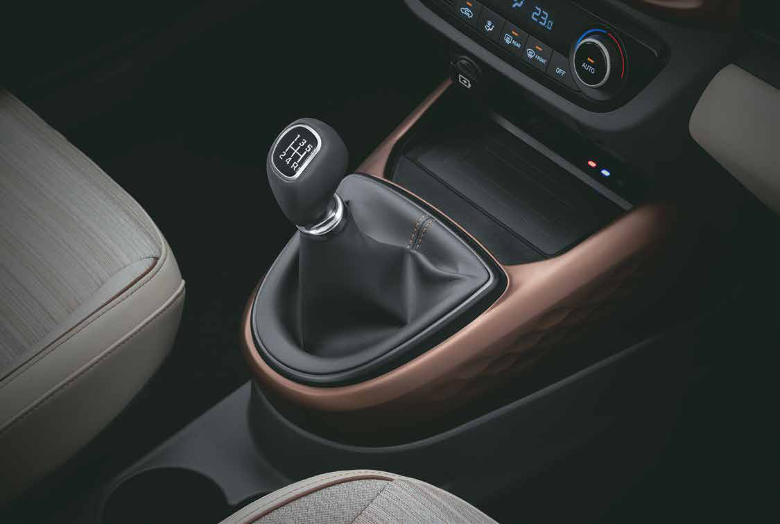 Hyundai Aura — 5-speed manual transmission