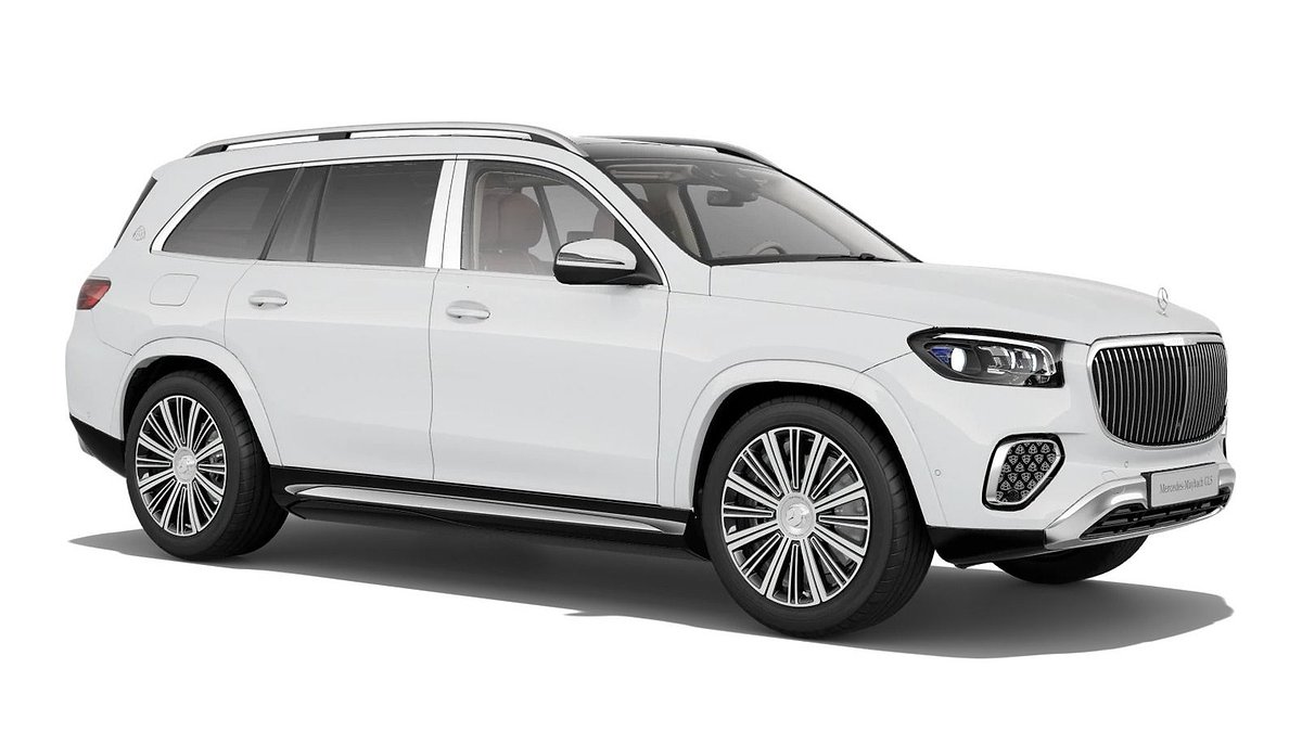 Mercedes-Maybach GLS in Polar White colour