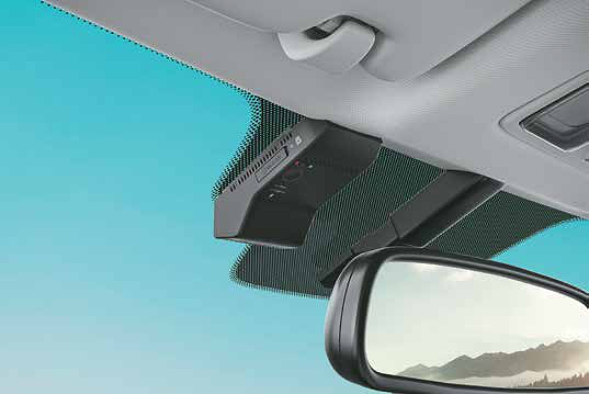 Hyundai Exter, Dashcam mounted ahead of the inside rear-view mirror