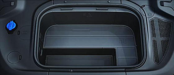 Kia EV9, Frunk: additional lockable storage under the bonnet