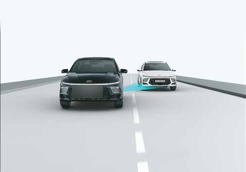 Hyundai Verna — Blind-spot Collision-Avoidance Assist (BCA)