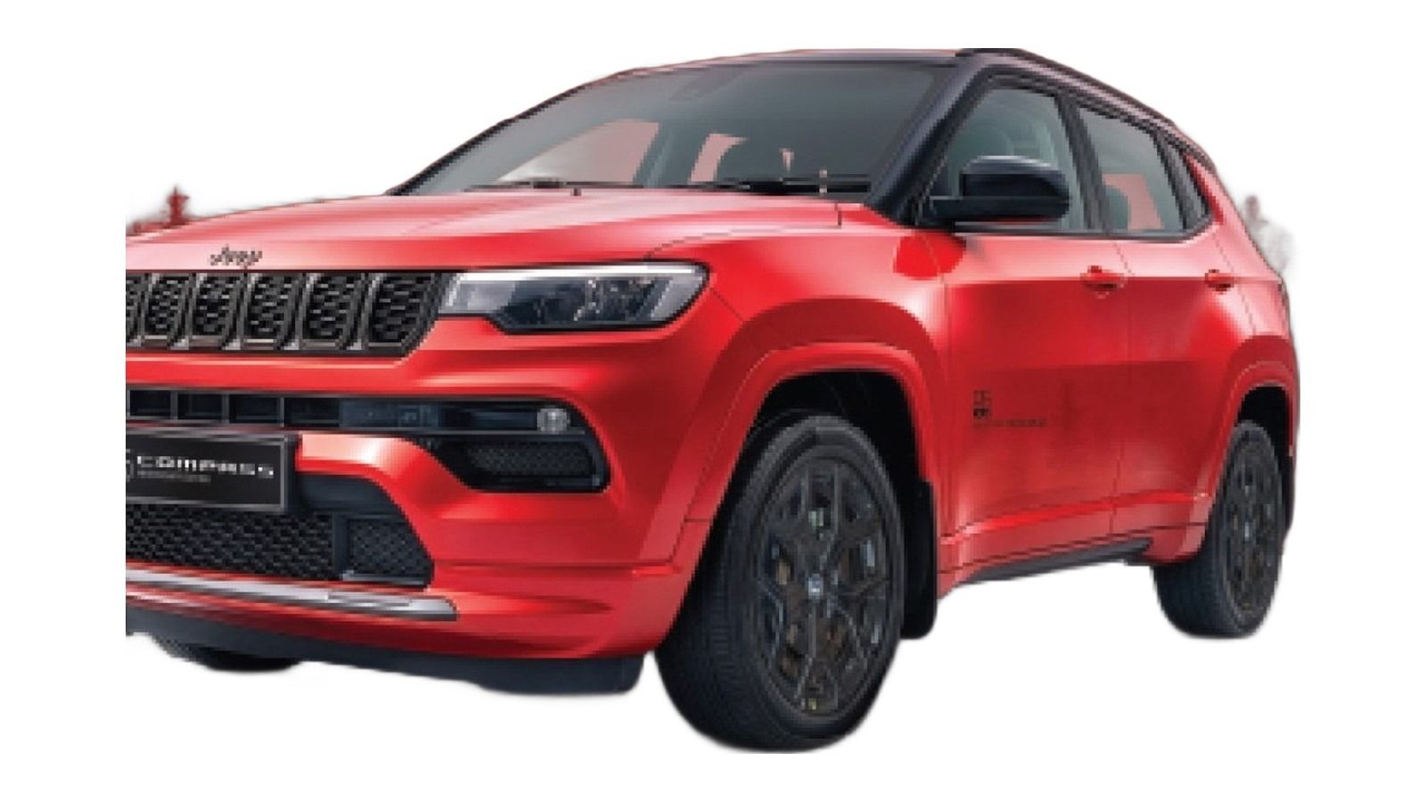 Jeep Compass — The Jeep Compass 85th Anniversary Edition in Exotica Red with blacked-out detailing