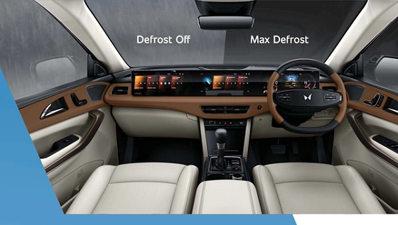 Mahindra XUV 7XO, Max Defrost rapid windscreen clearing