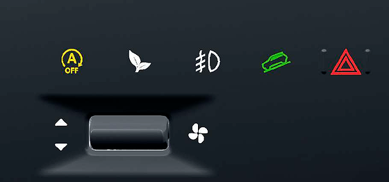 Tata Punch, Multi drive modes: Eco and City: selected from the console switch bank