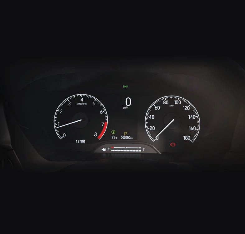 Honda Elevate, 17.7 cm (7-inch) HD colour TFT meter in the digital-analogue cluster