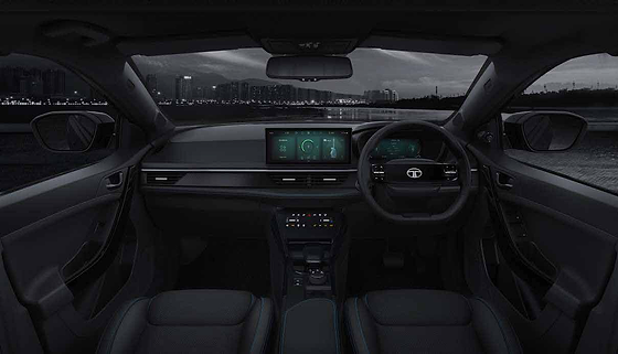 Tata Nexon EV, Red #DARK themed exterior - blacked-out body with red accents
