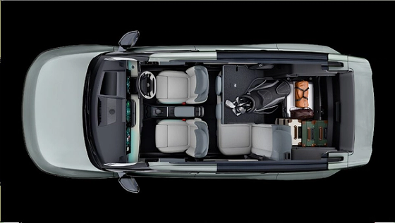 Tata Sierra EV, Boot space expands from 622 litres up to 1,257 litres with the rear seats folded