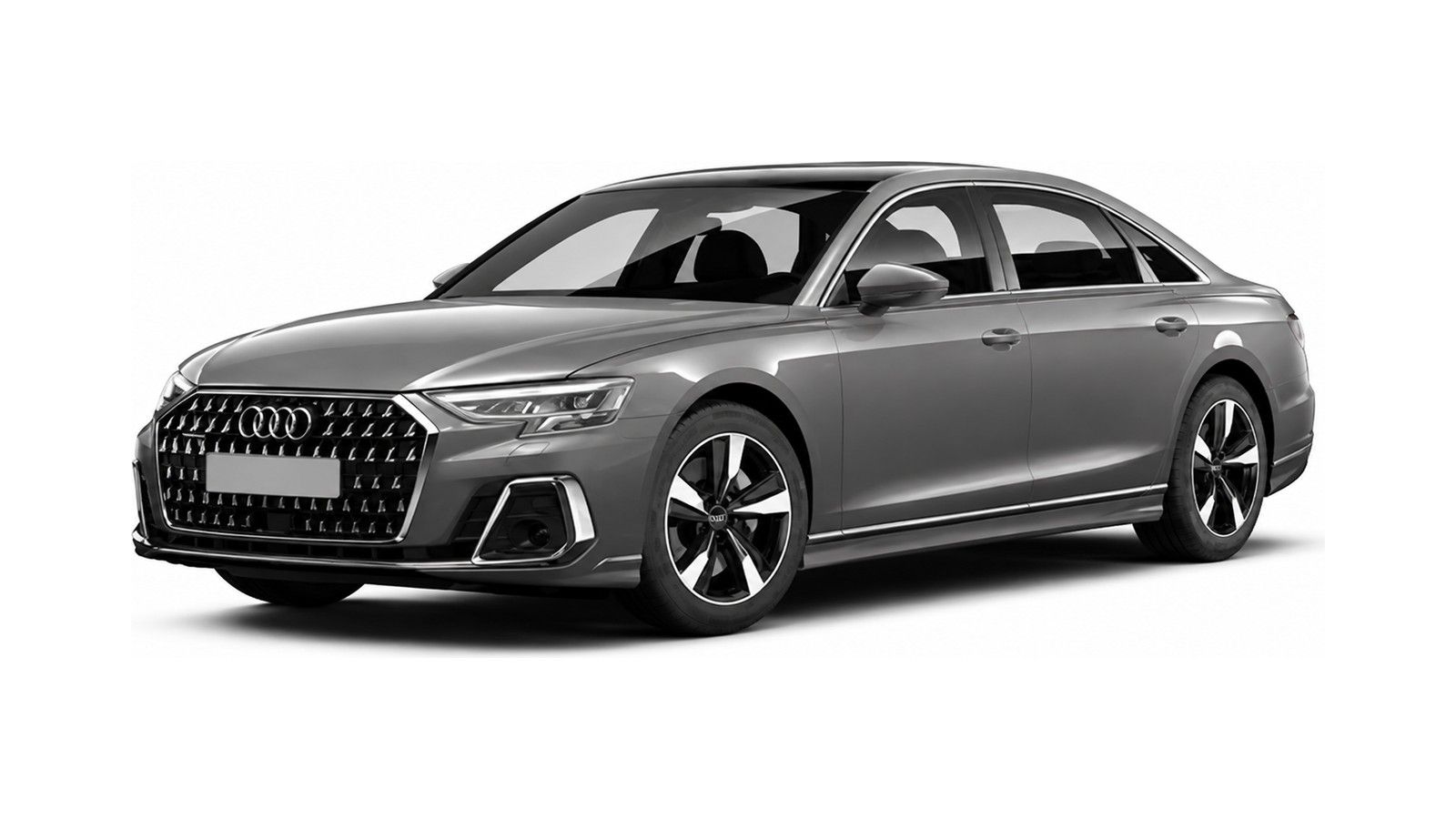 Audi A8 L in Daytona Gray
