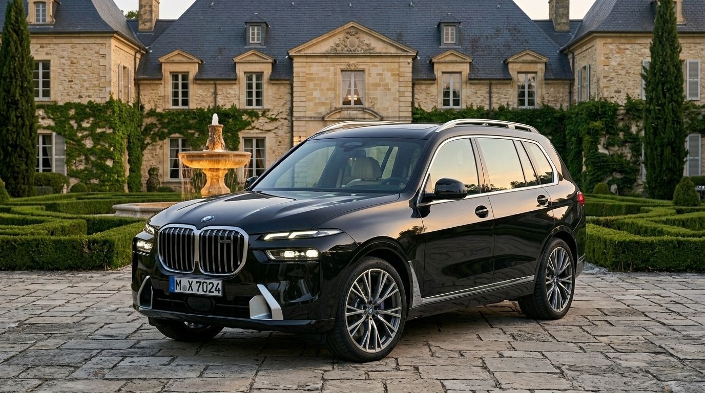 BMW X7 in Carbon Black Metallic