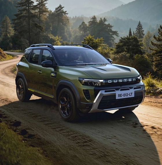 Renault Duster, Bold front fascia with the illuminated 'DUSTER' front signature and full-LED headlamps