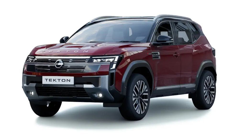 Nissan Tekton in Flare Garnet Red with Onyx Black