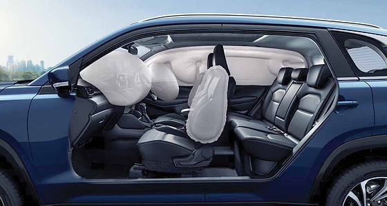 Maruti Suzuki Grand Vitara, Six-airbag passive safety system.