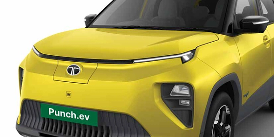 Tata Punch EV, Smart Digital DRLs: a continuous full-width light signature above Smart LED headlamps