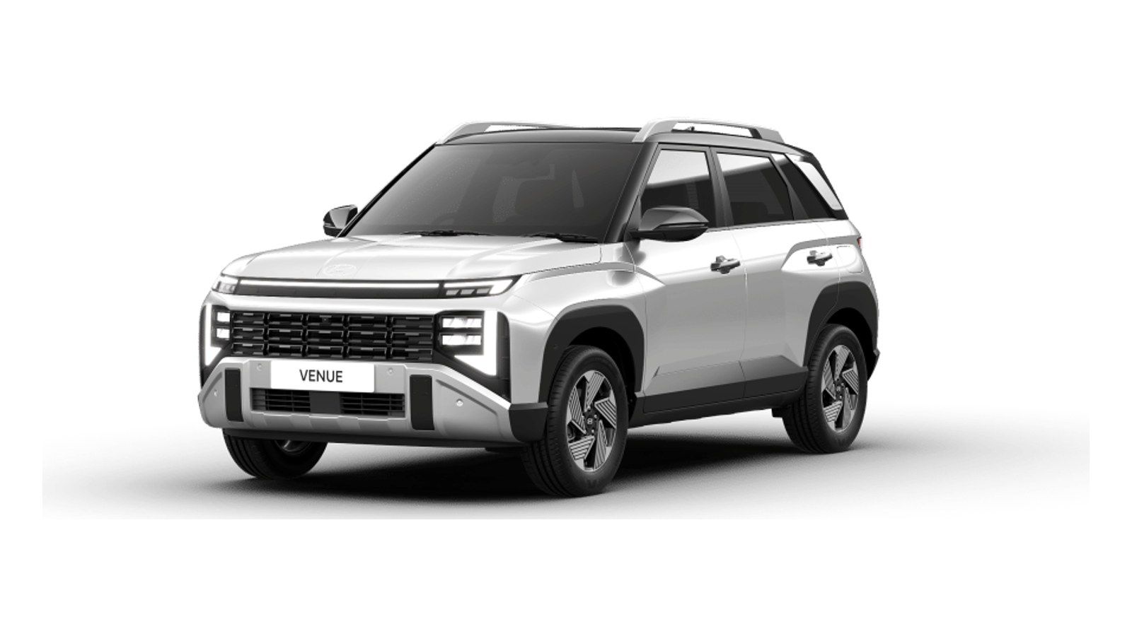 Hyundai Venue in Atlas White with Titanium Black Roof