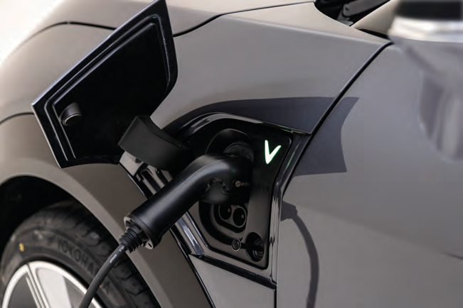 VinFast VF 7 — CCS2 charging port with DC fast charging