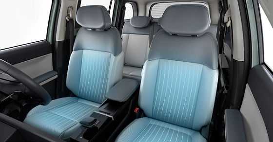 Tata Sierra EV, Ventilated front seats with perforated upholstery keep both front occupants cool