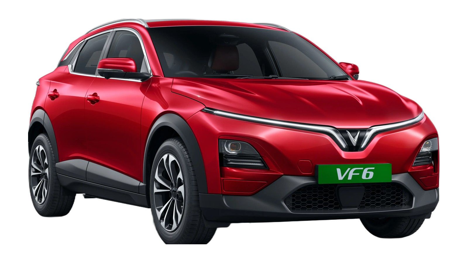 VinFast VF 6 in Crimson Red