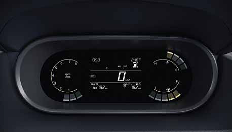 Tata Tiago NRG, Advanced digital instrument cluster