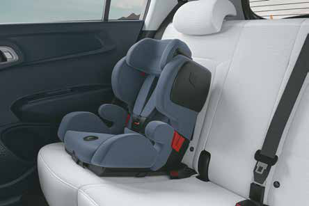 Hyundai Exter — ISOFIX child-seat anchors on the rear bench