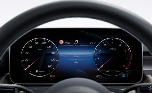 Mercedes-Benz Mercedes-AMG GLC 43 4MATIC Coupe — 12.3-inch fully digital AMG driver display with five selectable content styles.