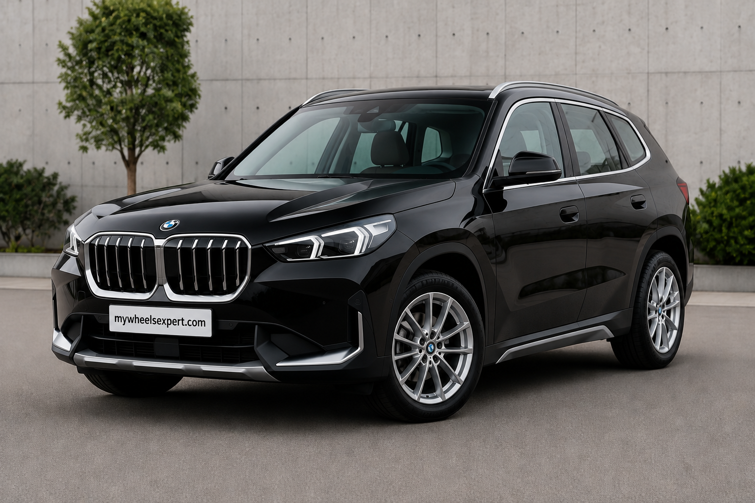 BMW X1 in Black Sapphire Metallic