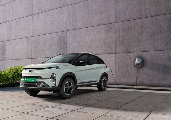 Tata Nexon EV, 7.2 kW AC home wallbox charger - 10-100% in 4 h 18 min (Medium Range) or 6 h 36 min (45 kWh)