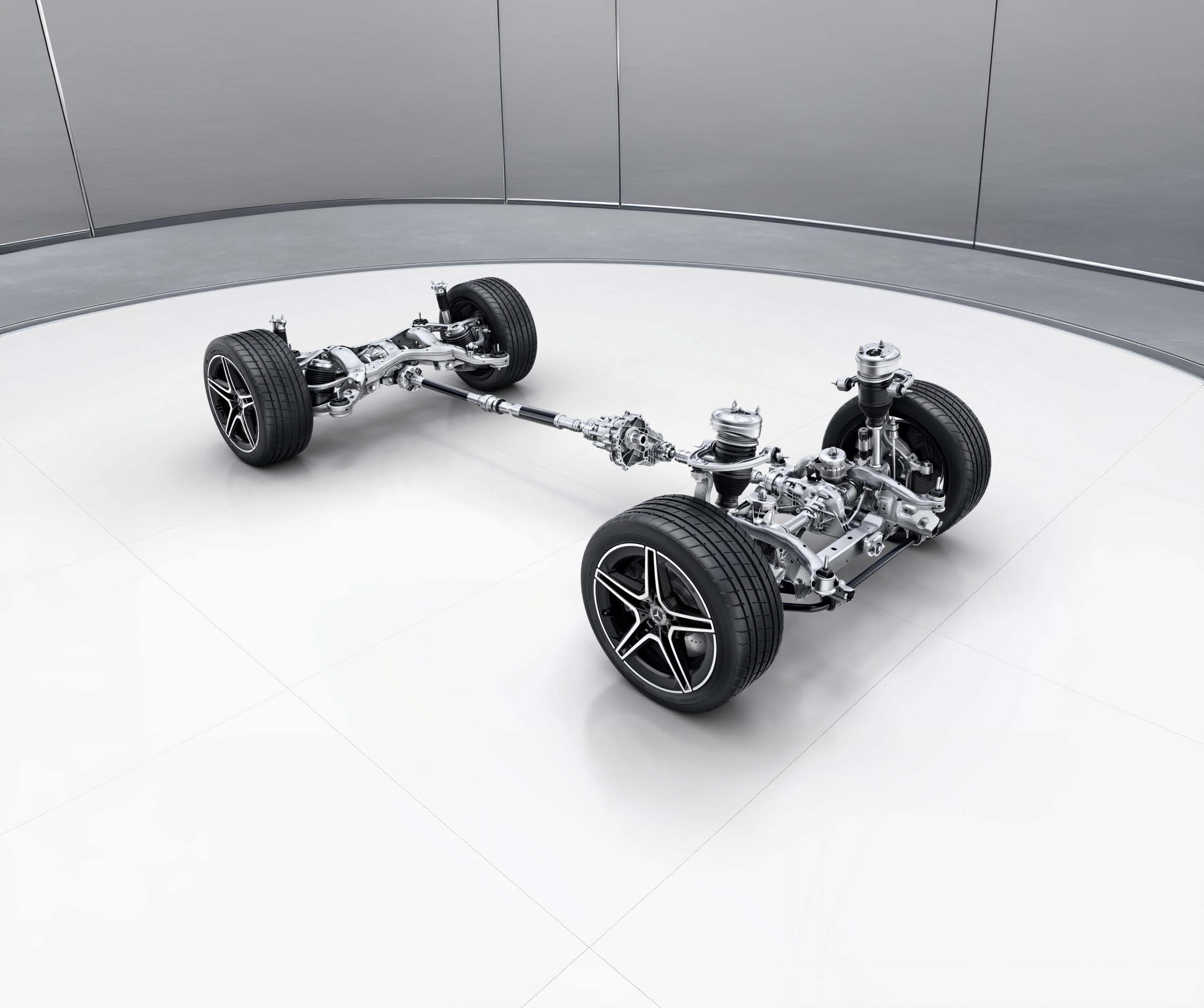 Mercedes-Benz GLS — AIRMATIC air suspension with 4MATIC all-wheel-drive chassis