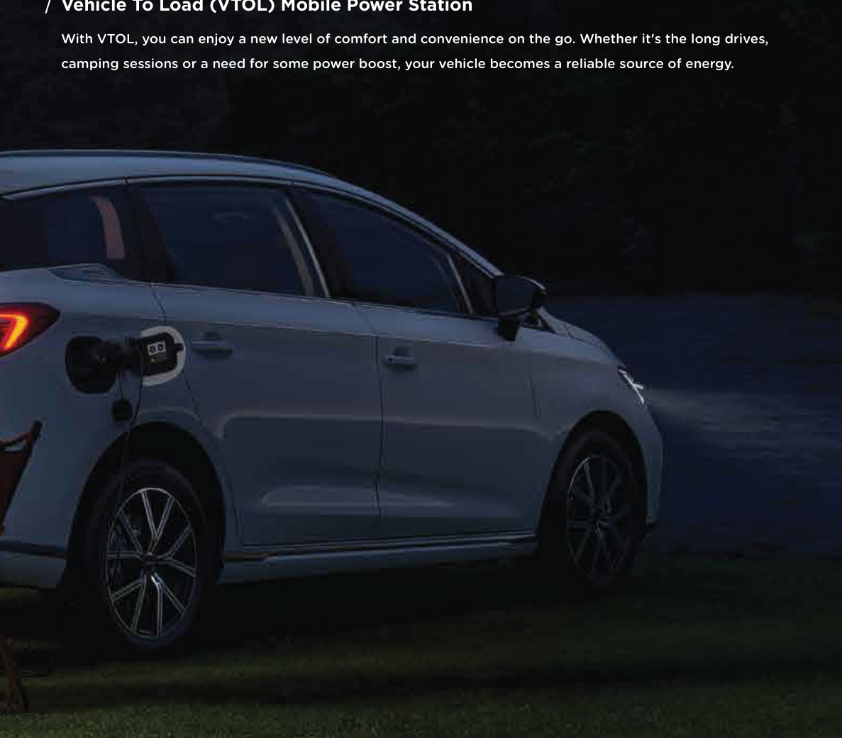 BYD eMAX 7 — Vehicle-to-Load (VTOL) mobile power station