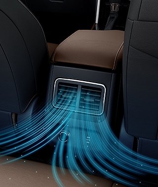 Mahindra Scorpio N, Rear-row AC vents on the centre console