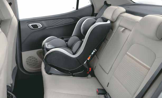 Hyundai Aura — Child seat anchor (ISOFIX)