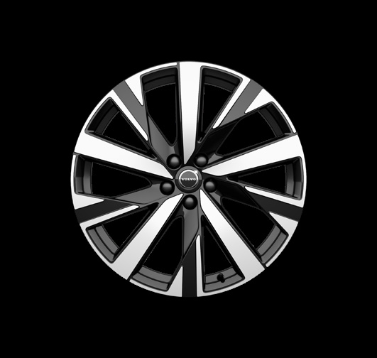 Volvo XC90 — Diamond-cut two-tone multi-spoke alloy wheels