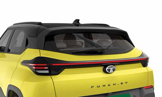 Tata Punch EV, Digital Infinity Glow end-to-end LED tail lamp with rear wiper and auto defogger