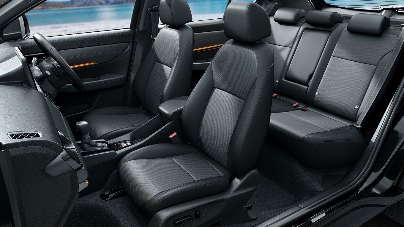 Honda Elevate, ZX Plus Black Edition: sporty all-black perforated leather seats