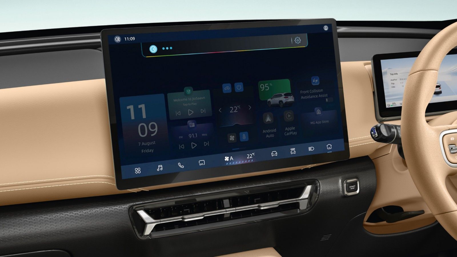 MG Hector Tomahawk EV — 80+ connected features, 30+ Hinglish voice commands and JIO in-car apps