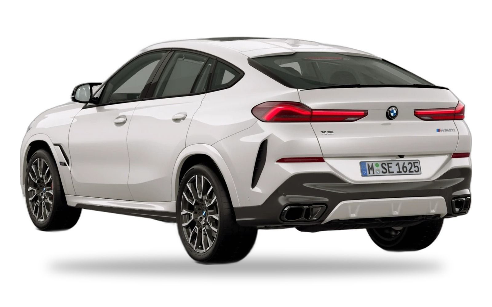 BMW X6 in Mineral White Metallic