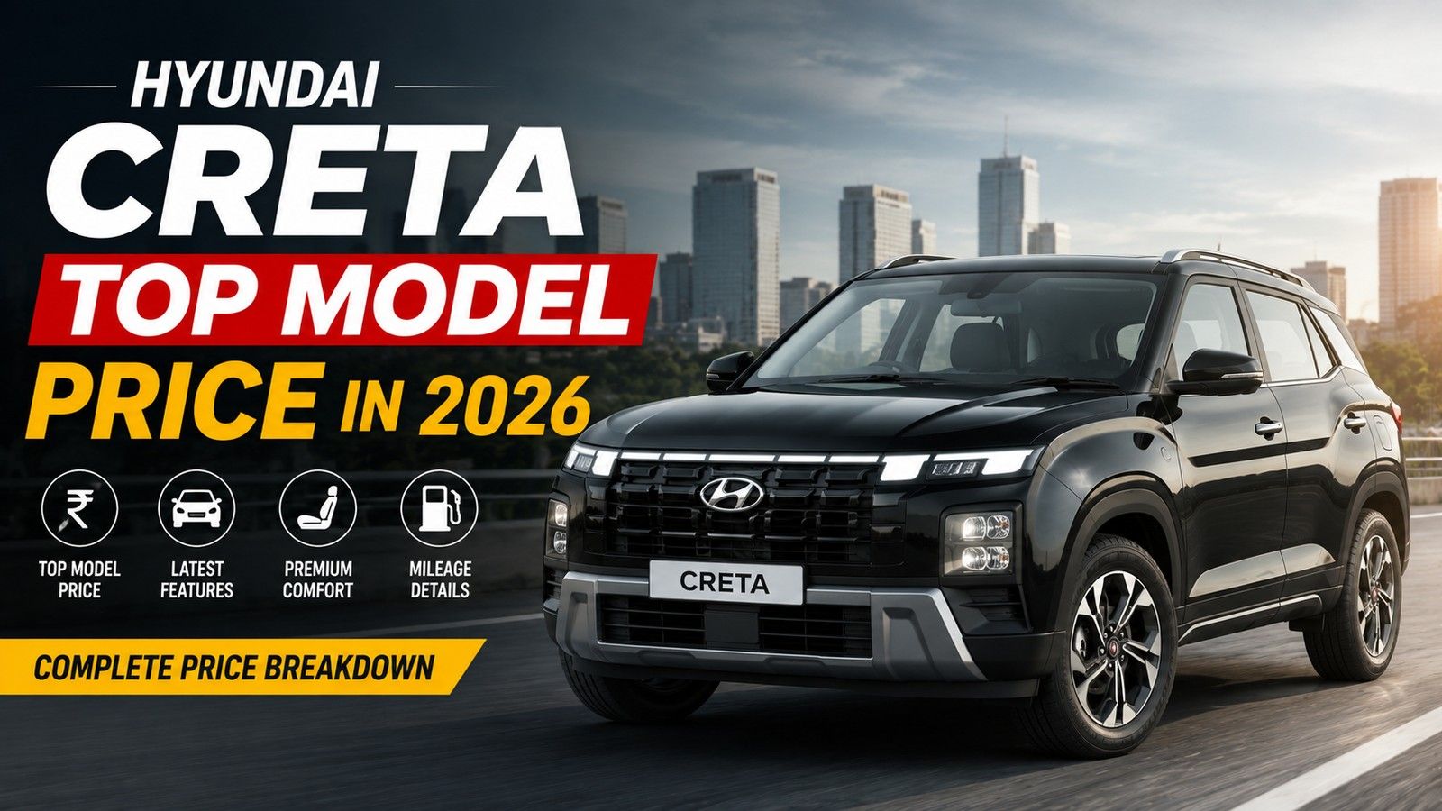 Hyundai Creta Top Model Price in 2026: SX(O) On-Road Cost, Features and Is It Worth It?