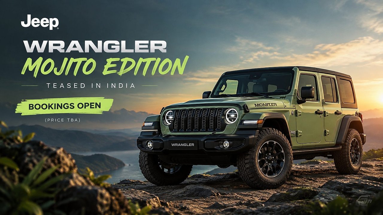 Jeep Wrangler Mojito Edition Teased in India, Bookings Open (Price TBA)