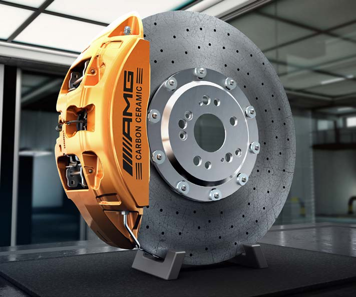 Mercedes-Benz Mercedes-AMG EQS 53 4MATIC+ — AMG high-performance carbon-ceramic composite braking system