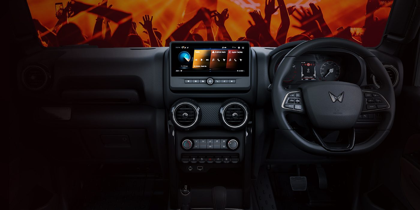 Thar OG dashboard and touchscreen