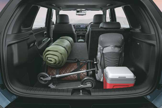 Hyundai Venue N Line — 60:40 split rear seats with 375-litre boot