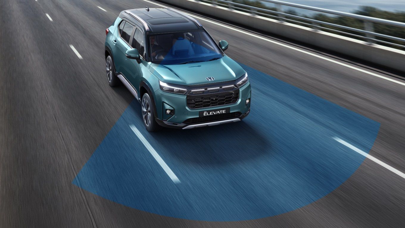 Honda Elevate, Lane Keeping Assist System steers gently to hold the lane on highways